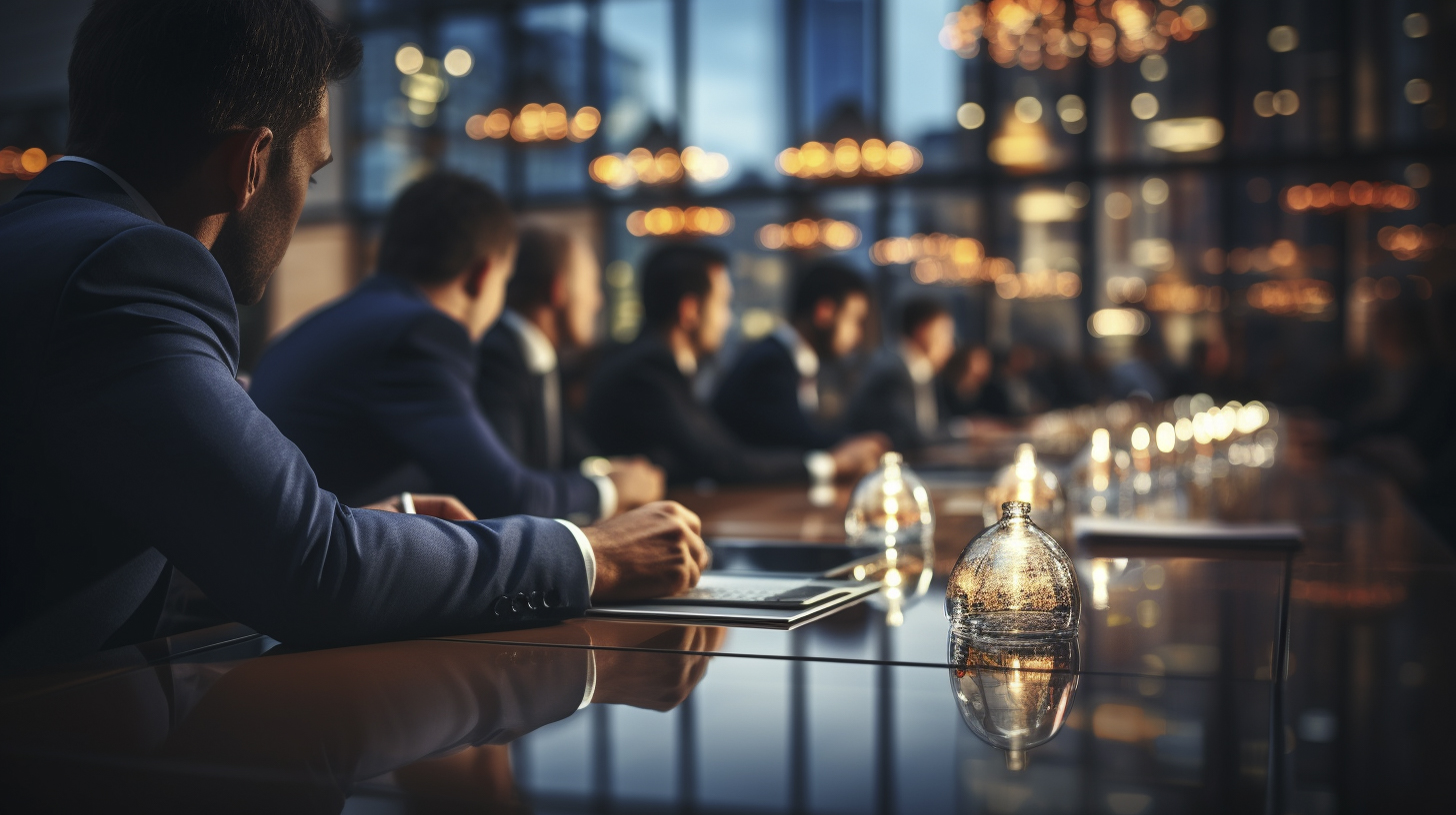 Beautifully decorated event hall